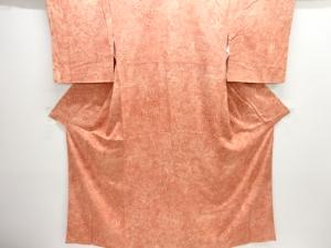 草花模様小紋着物